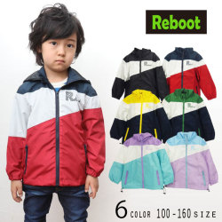 【30%OFFSALE】Reboot(リブート)カラー切替ウィンドブレーカー【メール便送料無料】