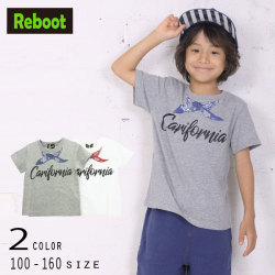 【サマーSALE】Reboot(リブート)スカーフプリント半袖Ｔシャツ【メール便可能】