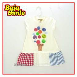 【ＳＡＬＥ！！２０％ＯＦＦ！！】Ｂａｊａ Ｓｍｉｌｅ(バハスマイル)コーンアイスワンピース【メール便可能】