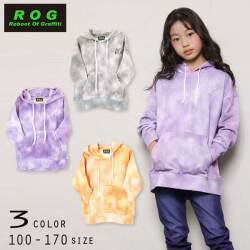 【30%OFFSALE】R.O.G Reboot(リブート)タイダイ柄ビックパーカー【120サイズまでメール便可能】