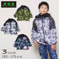 【30%OFFSALE】R.O.G Reboot(リブート)総柄ウィンドブレーカー【130サイズまでメール便送料無料】