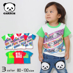 【20%OFFSALE】ＧＡＲＡＣＨ(ギャラッチ)キャンディーパンダ半袖Ｔシャツ【メール便送料無料】