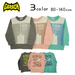 【20％OFFSALE】ＧＡＲＡＣＨ(ギャラッチ)MILKプリントトレーナー【メール便送料無料】
