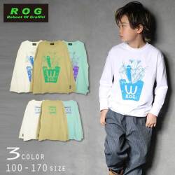 【30％OFFSALE】R.O.G Reboot(リブート)スケートボードプリントビックロングＴシャツ【メール便送料無料】