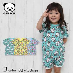 【20％OFFSALE】ＧＡＲＡＣＨ(ギャラッチ)パンダ総柄半袖Ｔシャツ【メール便送料無料】