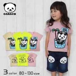 【20％OFFSALE】ＧＡＲＡＣＨ(ギャラッチ)氷＆パンダ半袖Ｔシャツ【メール便送料無料】