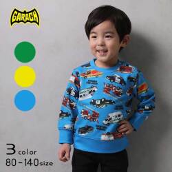 【20%OFFSALE】ＧＡＲＡＣＨ(ギャラッチ)救急車両総柄トレーナー【メール便送料無料】
