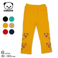 【30％OFFSALE】ＧＡＲＡＣＨ(ギャラッチ)パンダ刺繍付きロングパンツ【メール便送料無料】