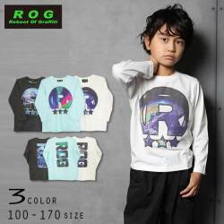 【30％OFFSALE】R.O.G Reboot(リブート)ロゴプリントビックロングＴシャツ【メール便送料無料】