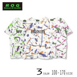 【20％OFFSALE】R.O.G Reboot(リブート)BROOKLYN プリントビック半袖Ｔシャツ【メール便送料無料】