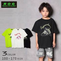 【20％OFFSALE】R.O.G Reboot(リブート)スニーカー＆刺繍ビック半袖Ｔシャツ【メール便送料無料】