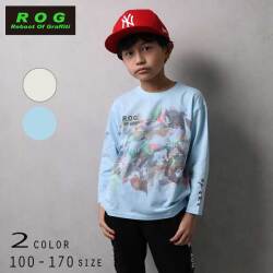 【20%OFFSALE】R.O.G(アールオージー)アニマルプリントビックロングＴシャツ【メール便送料無料】