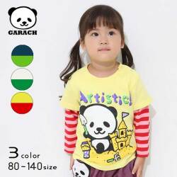 ＧＡＲＡＣＨ(ギャラッチ)砂場パンダ長袖Ｔシャツ【メール便送料無料】