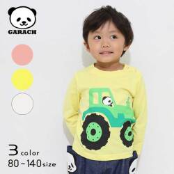 【SALE】ＧＡＲＡＣＨ(ギャラッチ)トラクターパンダ長袖Ｔシャツ【メール便送料無料】