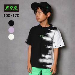【SALE】R.O.G(アールオージー)ロゴ刺ビック半袖Ｔシャツ【メール便可能】