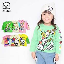 【2025秋冬新作】ＧＡＲＡＣＨ(ギャラッチ)音楽隊＆サイコロパンダ長袖Ｔシャツ【メール便送料無料】