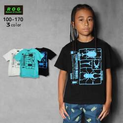 【2025夏物新作】R.O.G(アールオージー)昆虫プラモデルビック半袖Ｔシャツ【メール便送料無料】
