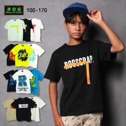 【2026夏物新作】R.O.G(アールオージー)4柄プリント半袖Ｔシャツ【メール便送料無料】