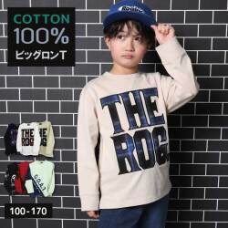【2026秋冬新作】ROG(アールオージー)チェック柄切替ビック長袖Ｔシャツ【メール便送料無料】