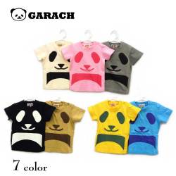 【夏物新作♪】ＧＡＲＡＣＨ(ギャラッチ)パンダ半袖Ｔシャツ【メール便可能】