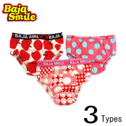 Ｂａｊａ Ｓｍｉｌｅ(バハスマイル)３柄ガールズショーツ【メール便可能】