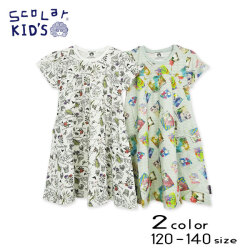 ＳｃｏＬａｒ(スカラー)総柄ワンピース【メール便送料無料】