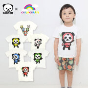 【メール便送料無料】選べるプリント半袖Ｔシャツ パンダ 戦隊 男の子 tシャツ おしゃれ 半袖