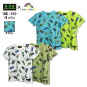 【2026夏物新作】R.O.G(アールオージー)昆虫総柄プリント半袖Ｔシャツ【メール便送料無料】