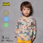 ＧＡＲＡＣＨ(ギャラッチ)働く車総柄長袖Ｔシャツ【メール便送料無料】
