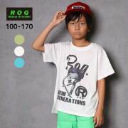 【20％OFFSALE】R.O.G(アールオージー)スケボープリントビック半袖Ｔシャツ【メール便可能】