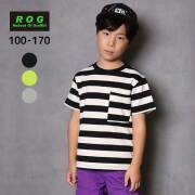 【20％OFFSALE】R.O.G(アールオージー)ボーダー半袖Ｔシャツ【メール便可能】
