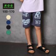 【SALE】R.O.G(アールオージー)ロゴプリントハーフパンツ【メール便可能】