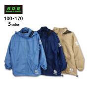 R.O.G(アールオージー)ロゴ刺繍付きウィンドブレーカー【メール便送料無料】