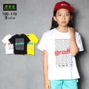 【SALE】【2025夏物新作】R.O.G(アールオージー)graffitiプリントビック半袖Ｔシャツ【メール便送料無料】