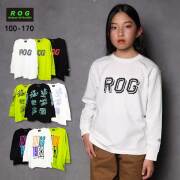 【SALE】R.O.G(アールオージー)ロゴプリントビック長袖Ｔシャツ【メール便送料無料】