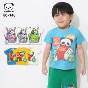 【2026夏物新作】ＧＡＲＡＣＨ(ギャラッチ)パンダ2柄半袖Ｔシャツ【メール便送料無料】