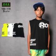 【2026夏物新作】ROG(アールオージー)ロゴプリントビッグノースリーブTシャツ【メール便送料無料】