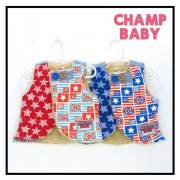 【ＳＡＬＥ！！２０％ＯＦＦ！！】ＣＨＡＭＰ ＢＡＢＹ(チャンプベビー)裏ボアアメリカン柄ベビーベスト【メール便不可！！】