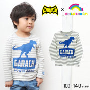 ＧＡＲＡＣＨ(ギャラッチ)恐竜プリント長袖Ｔシャツ【メール便送料無料】