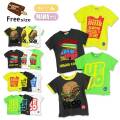 【2026夏物新作】ALMOND BAR(アーモンドバー)4柄プリント半袖Ｔシャツ フリーサイズ【メール便送料無料】