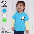 【20%OFFSALE】ＧＡＲＡＣＨ(ギャラッチ)パンダBeeレイヤードＴシャツ【メール便送料無料】