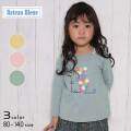 【30%OFFSALE】Bateau Bleue(バトーブルー)花＆ハリネズミプリント長袖Tシャツ【メール便送料無料】