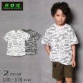 【20％OFFSALE】R.O.G Reboot(リブート)ロゴ総柄ビック半袖Ｔシャツ【メール便送料無料】