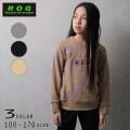 【20%OFFSALE】R.O.G(アールオージー)ロゴ刺繍入りトレーナー【メール便送料無料】