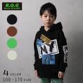 【20%OFFSALE】R.O.G(アールオージー)ロゴプリントビックパーカー【120サイズまでメール便送料無料】