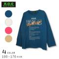 【2024春物新作】R.O.G(アールオージー)アニマル＆ロゴプリント長袖Ｔシャツ【メール便送料無料】