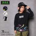 R.O.G(アールオージー)裾ペイントビックロングＴシャツ【メール便送料無料】