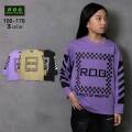 【30％OFFSALE】R.O.G(アールオージー)スクエアロゴ刺繍ビック長袖Ｔシャツ【メール便送料無料】