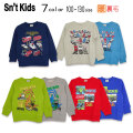 Sn't kids(セントキッズ)７柄プリント裏毛トレーナー【メール便送料無料】