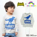 【30%OFFSALE】ＧＡＲＡＣＨ(ギャラッチ)恐竜プリント長袖Ｔシャツ【メール便送料無料】